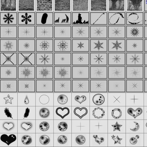 ps素材笔刷精品样式精品、动作精品、形状精品25000余套