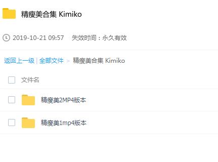 精瘦美合集 Kimiko 减肥燃脂瘦身塑身健身操高清视频教程自学