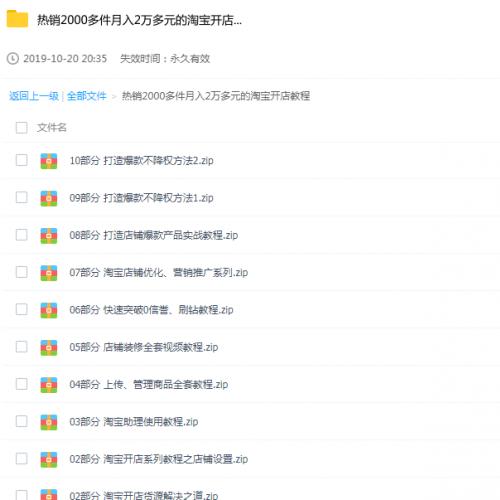 热销2000多件月入2万多元的淘宝开店教程