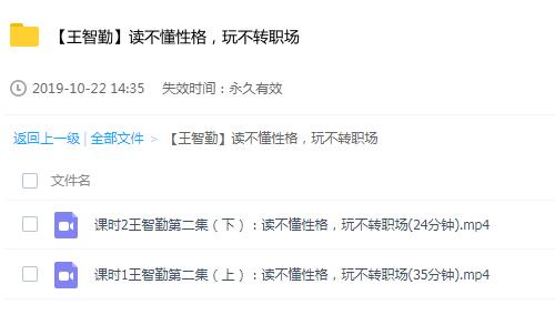 【王智勤】读不懂性格，玩不转职场