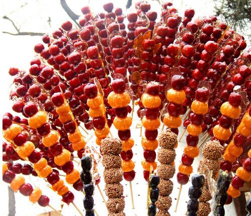 不化冰糖葫芦制作技术 冰糖葫芦 雪红果 糖炒山楂教程培