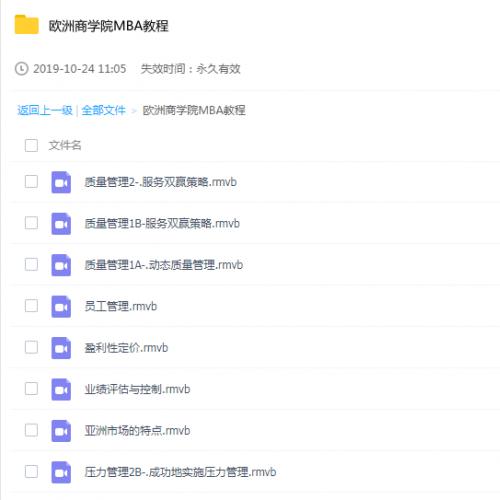 欧洲商学院MBA教程