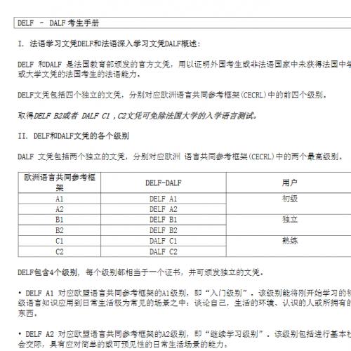法语DALF考试学习辅导教程
