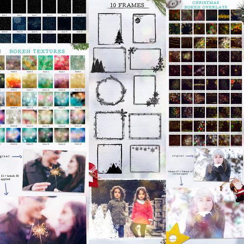 影楼后期照片处理图片叠加光影效果相框相片特效JPG设计素材