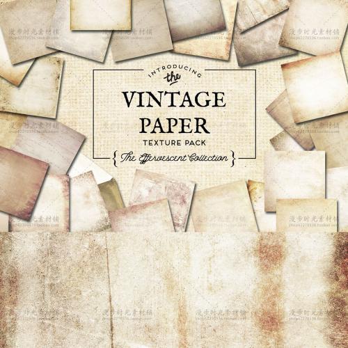 复古做旧纸张纹理污渍划痕烧焦的边缘斑驳底图JPG设计素材