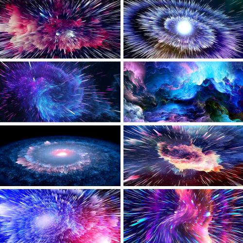 喷溅发散放射绚丽梦幻舞台宇宙KTV夜店背景JPG图片设计素材