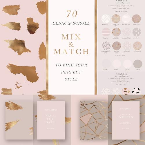 质感金属光泽菱格底纹纹理背景平铺图案JPG图片卡片设计素材