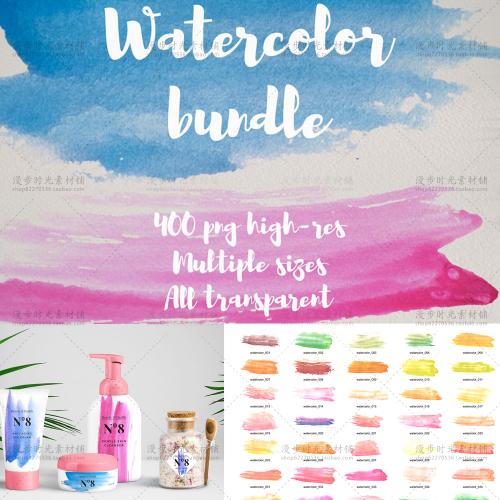 水彩画笔色块纹理背景底纹包装卡片邀请函JPG图片设计素材