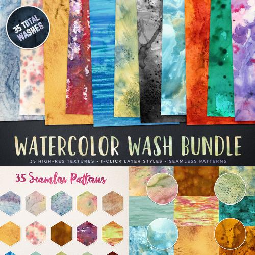 水彩水洗效果背景纹理底纹图案包装印刷JPG设计素材模板