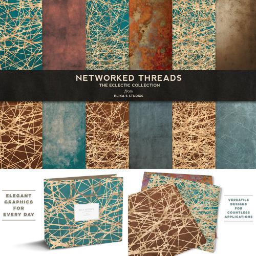 黄金网线条背景底纹理礼品包装纸张拼贴画JPG图片设计素材