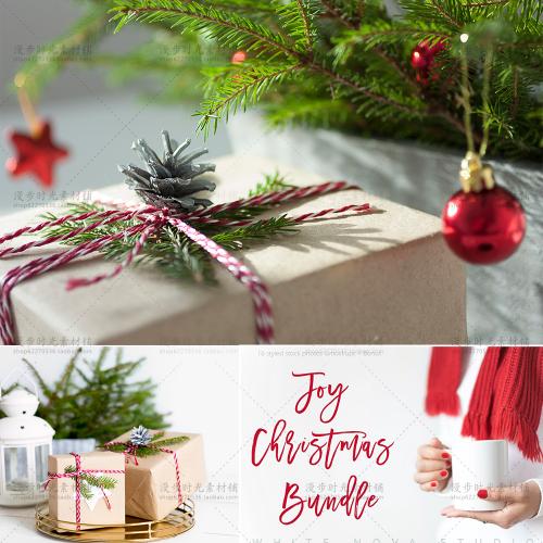 圣诞节主题照片图片场景样机明信片卡片贺卡手帐JPG设计素材