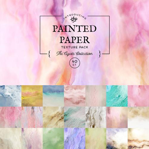 粉色手绘水彩纸张纹理背景相册底图剪贴画JPG图片设计素材图