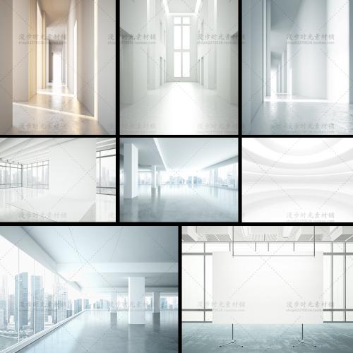 空白空间现代简洁建筑室内办公室高清背景JPG图片设计素材