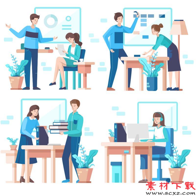 矢量插画素材