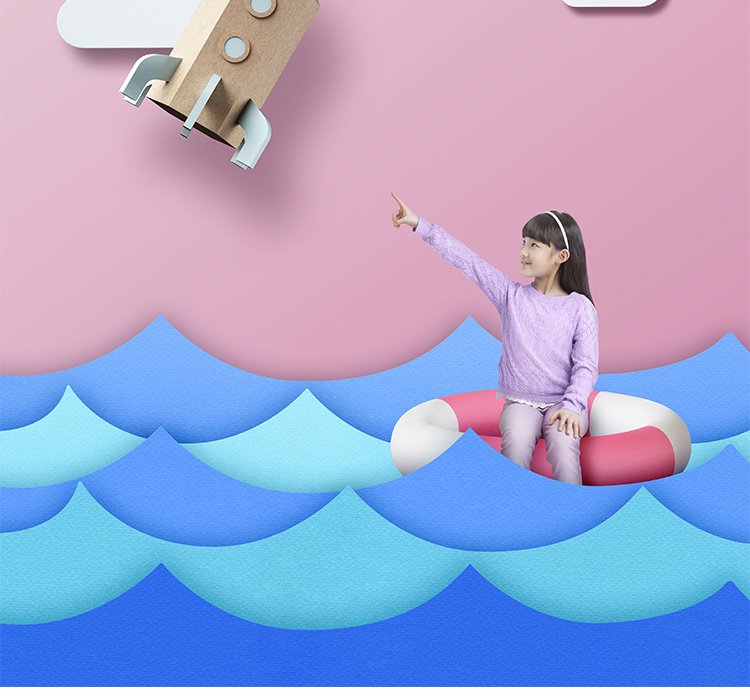 可爱儿童摄影楼相册活动海报