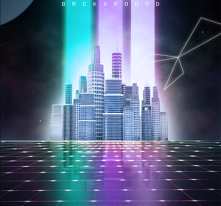 时尚创意星空模板