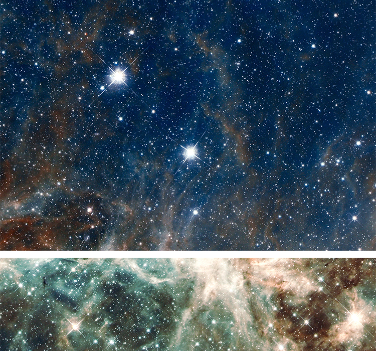 梦幻星空图案素材