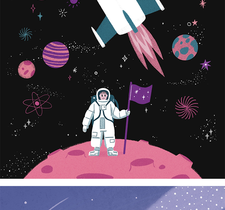 儿童梦想宇航员宇宙素材