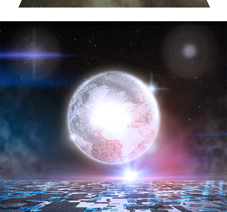 时尚创意星空模板