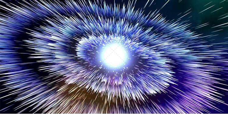 喷溅发散放射绚丽梦幻舞台素材