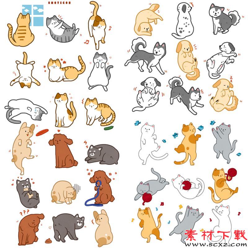 儿童卡通宠物素材