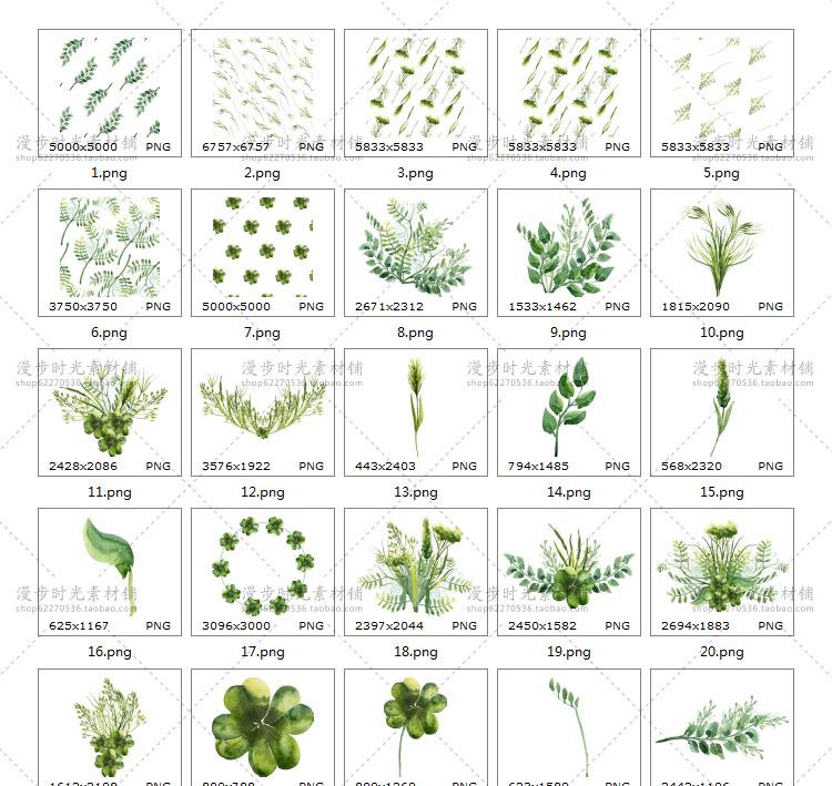 绿色植物素材