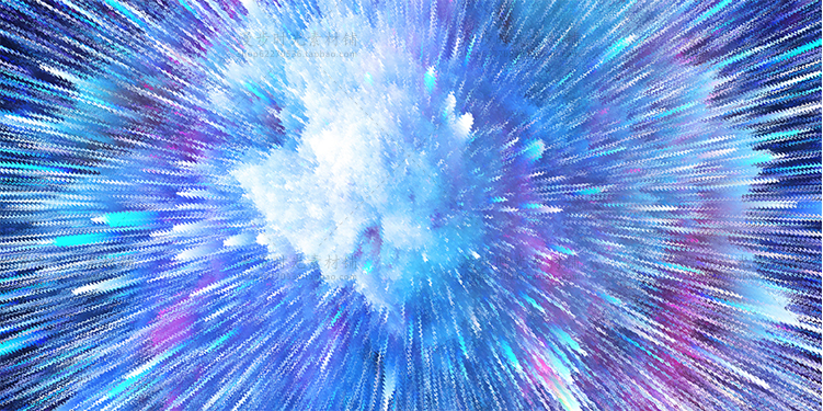 喷溅发散放射绚丽梦幻舞台素材