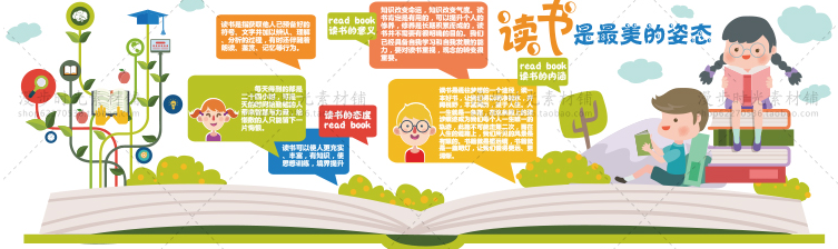 学校展板教育宣传模板