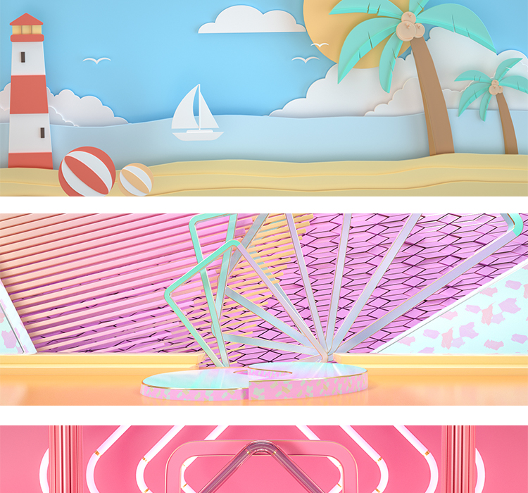 电商C4Dbanner