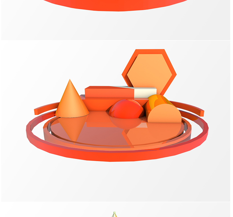 C4D立体几何