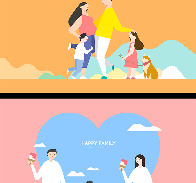 温馨友爱家庭
