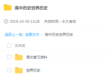 高中历史世界历史学习辅导教程