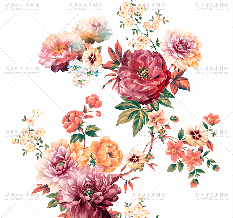 手绘花朵
