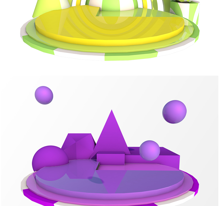 C4D立体几何