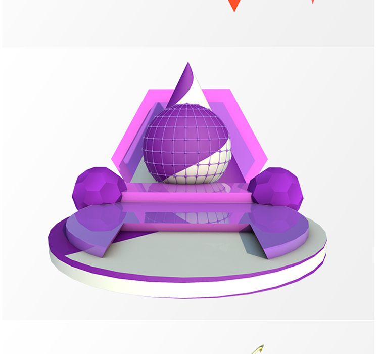 C4D立体几何
