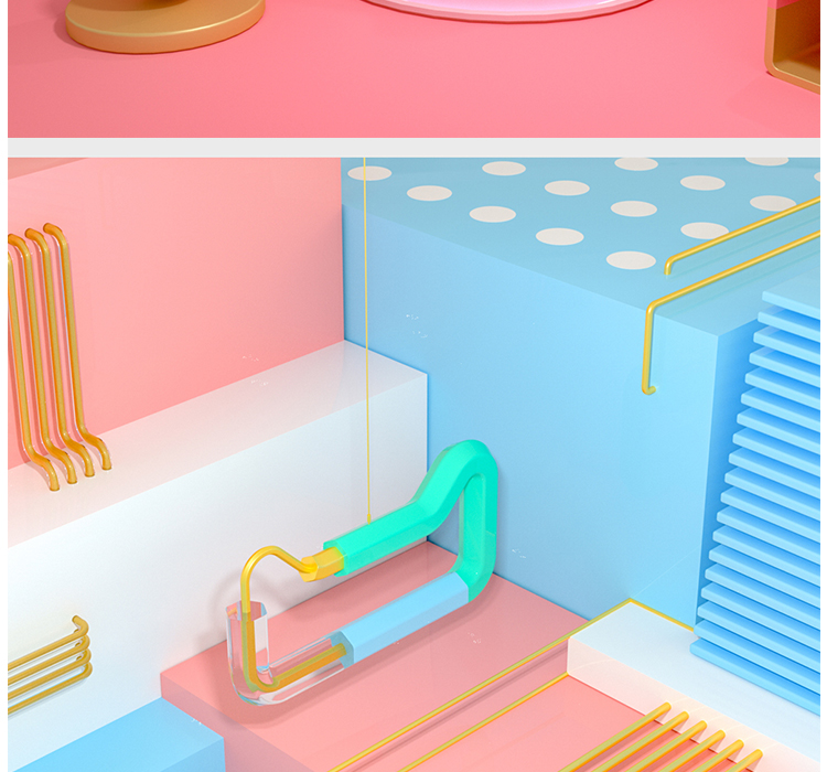 电商场景模型C4D格式