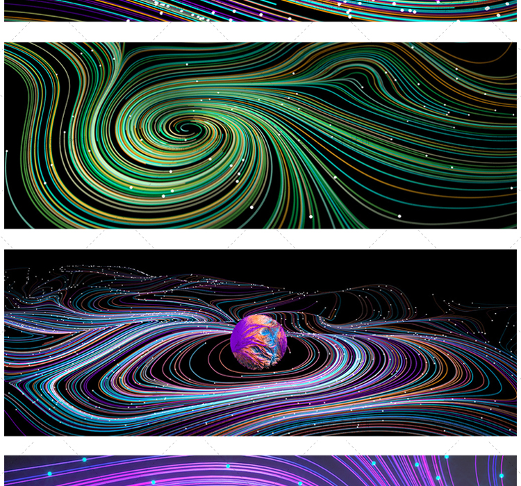 星空螺旋海报
