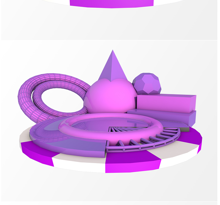 C4D立体几何