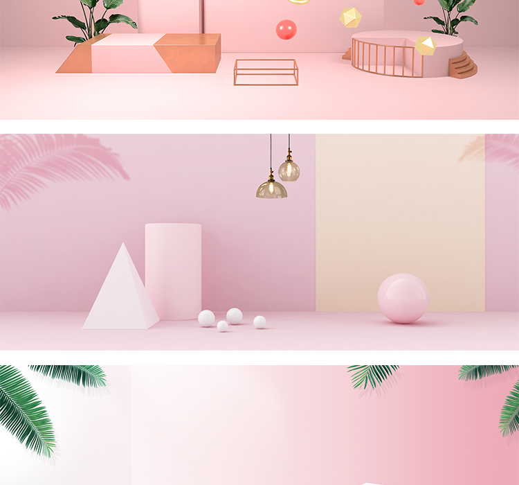 C4D电商场景banner
