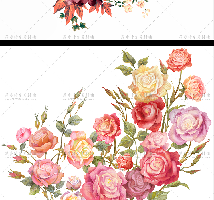 手绘花朵