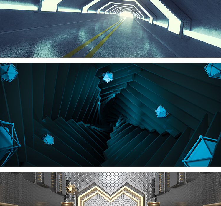 炫酷C4D空间模型