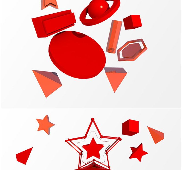 C4D立体几何