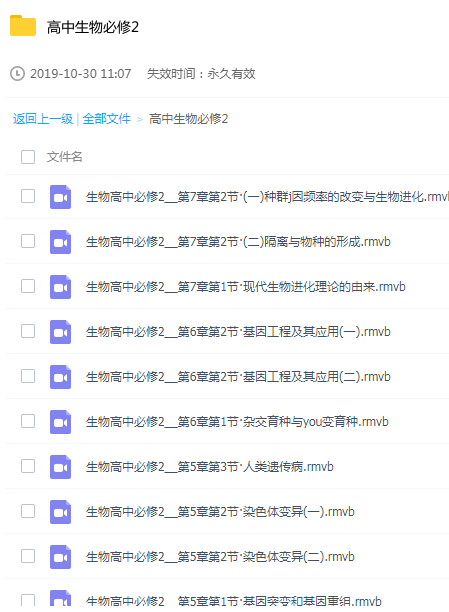 高中生物必修2学习辅导教程