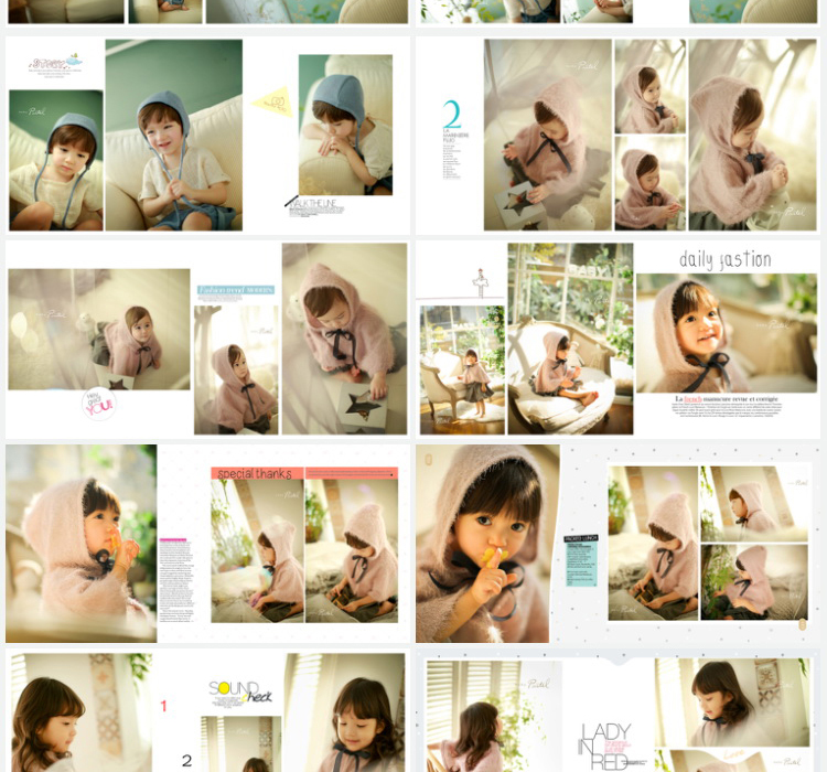 儿童PSD模板100P
