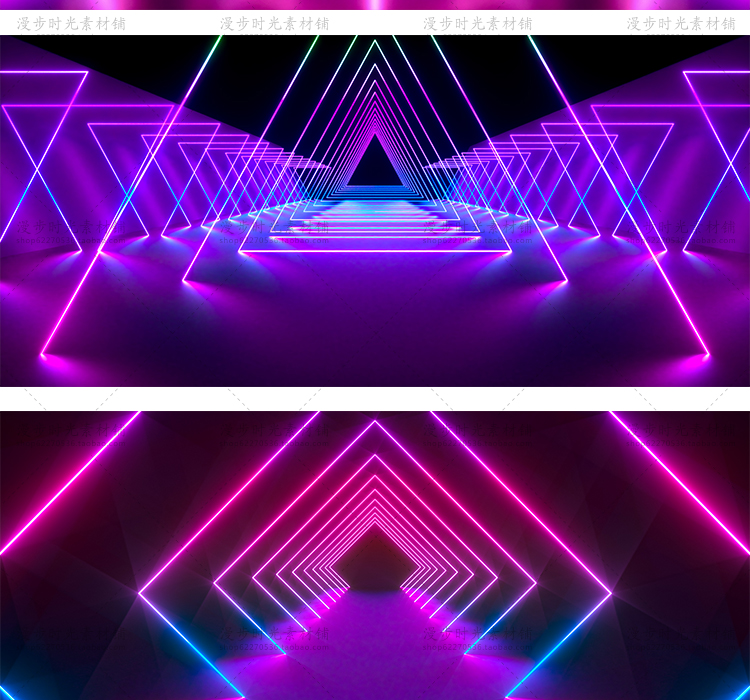 霓虹空间C4D