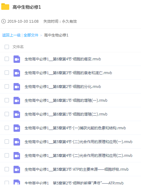 高中生物必修1学习辅导教程