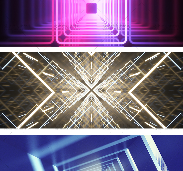 霓虹空间C4D