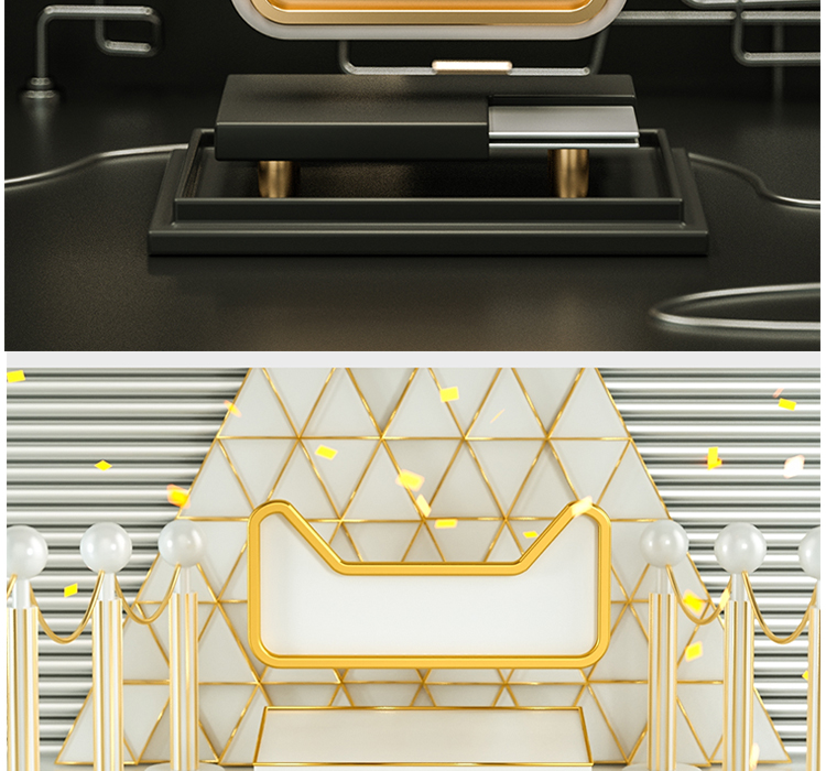 电商场景模型C4D格式