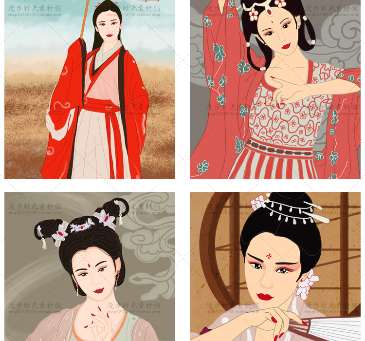 汉服插画