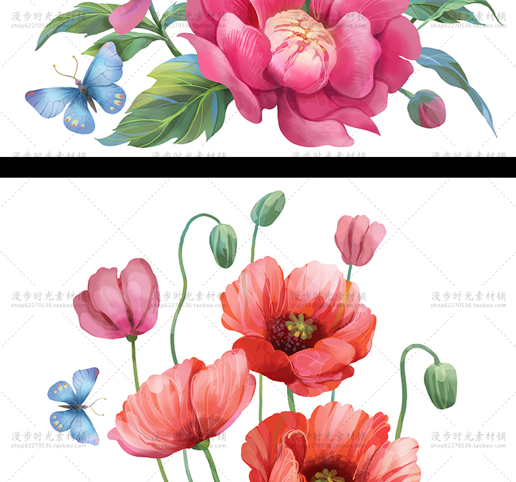 手绘花朵